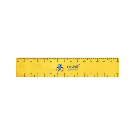 15cm Budget Ruler - Yellow